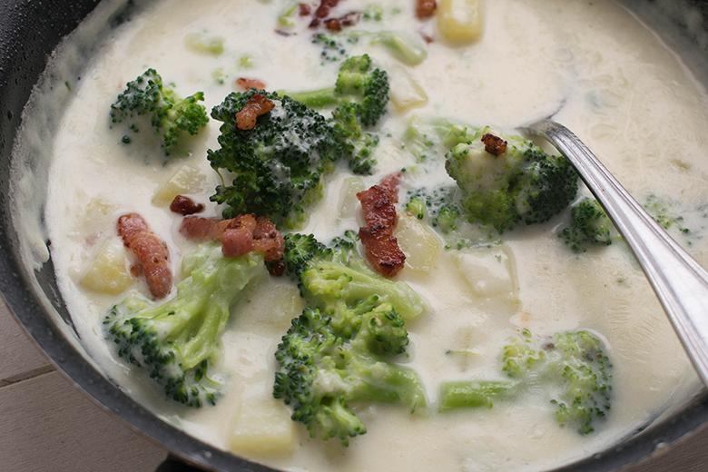Broccoli al prosciutto