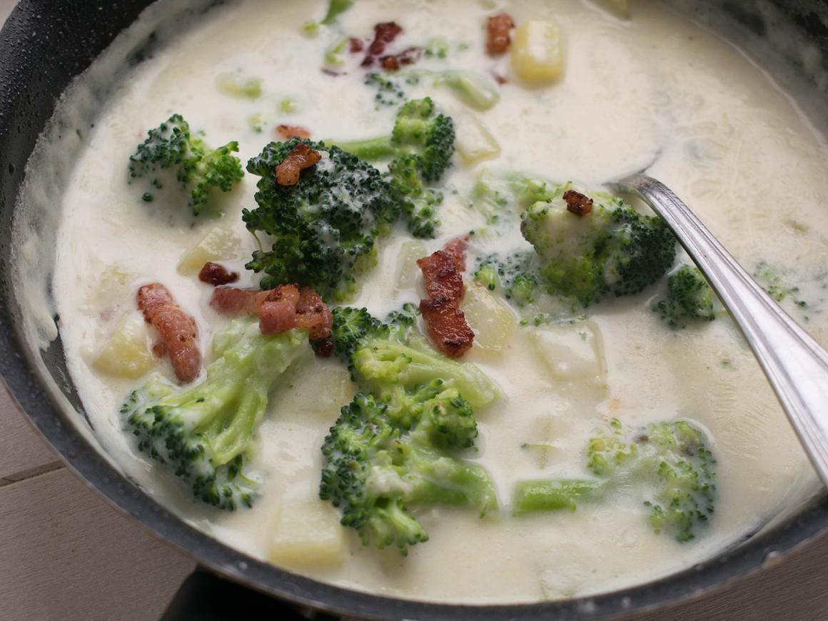 Broccoli al prosciutto