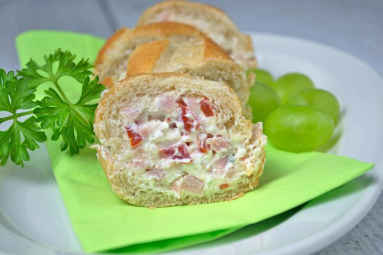 Gefüllte Baguettes