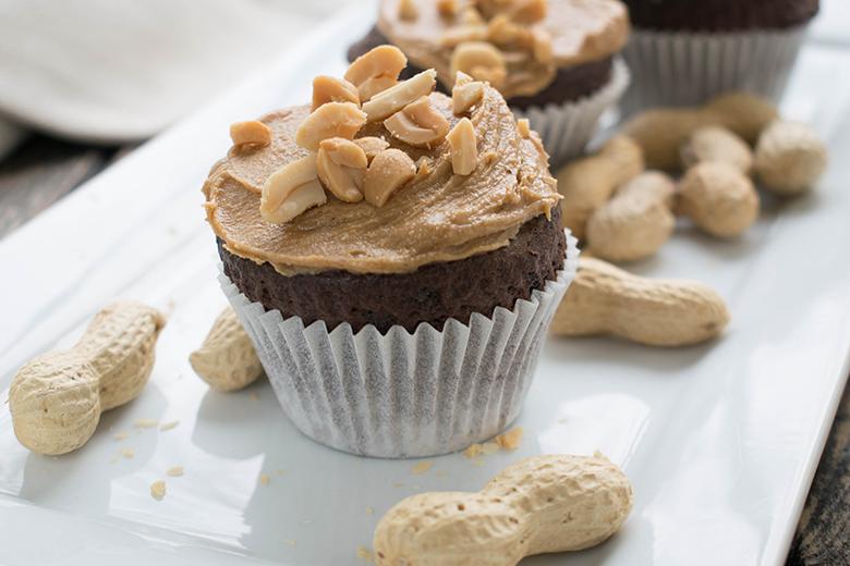 Erdnussbutter Cupcakes