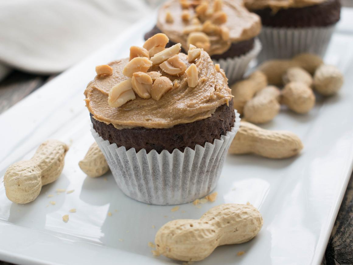 Erdnussbutter Cupcakes