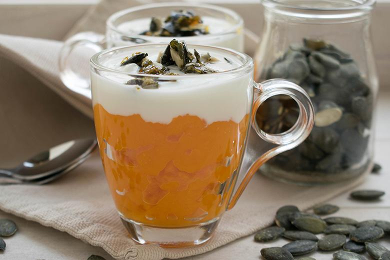 Kürbis-Dessert-Creme