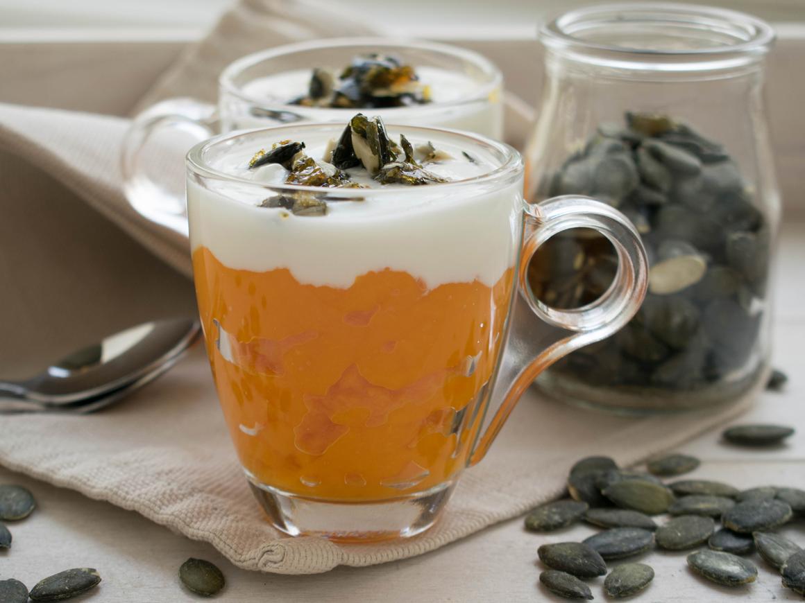 Kürbis-Dessert-Creme