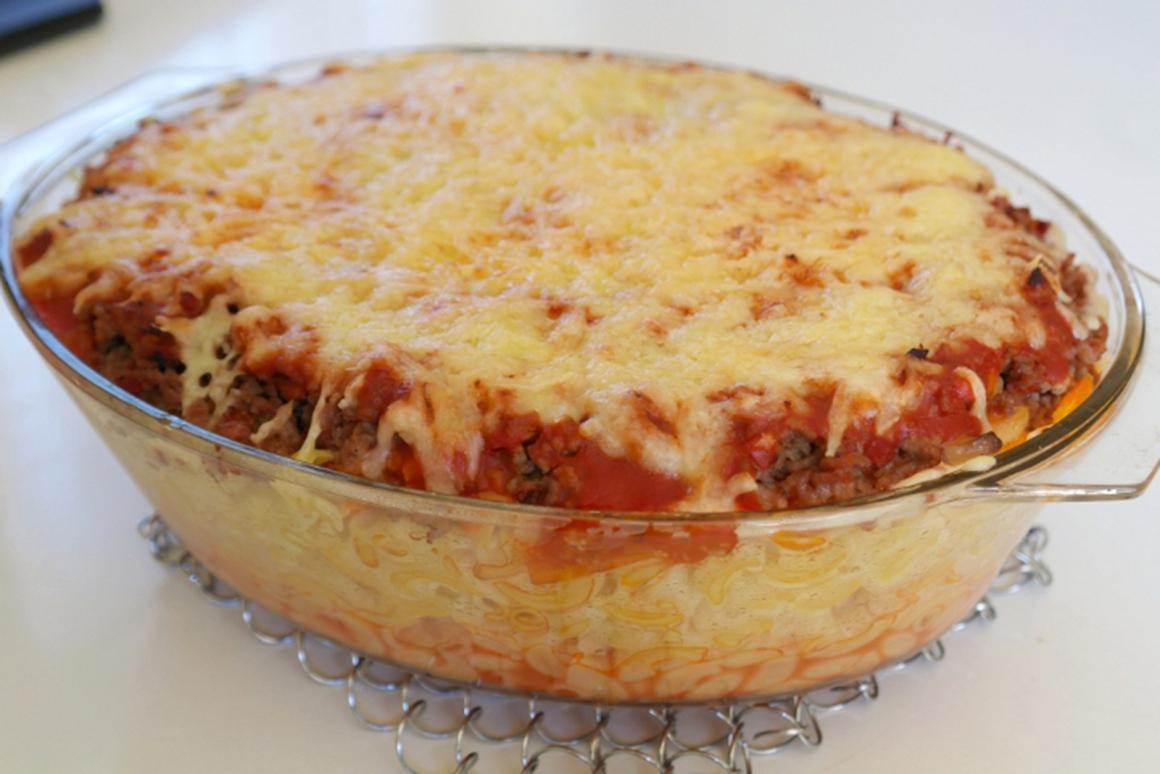 Hörnliauflauf mit Hackfleisch