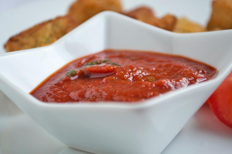 Süss-Saures Tomatendip