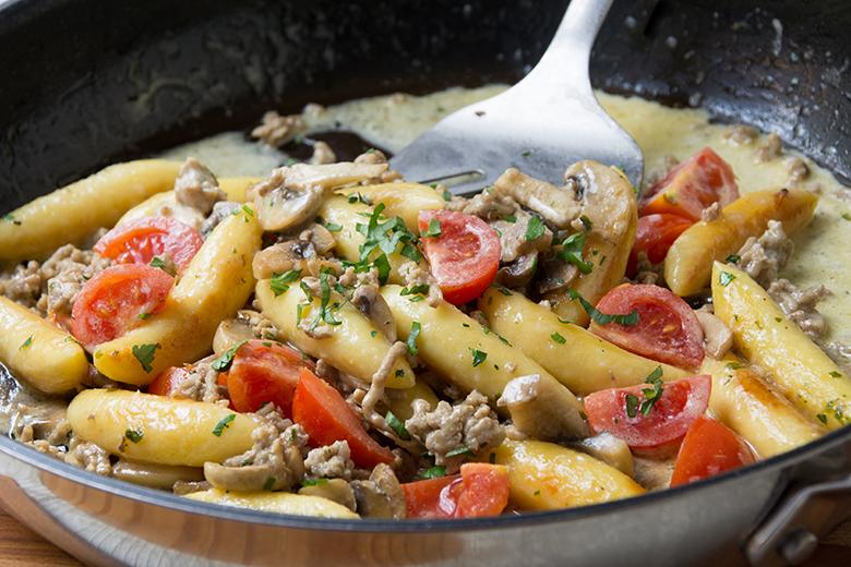 Sauerrahm-Schupfnudelpfanne