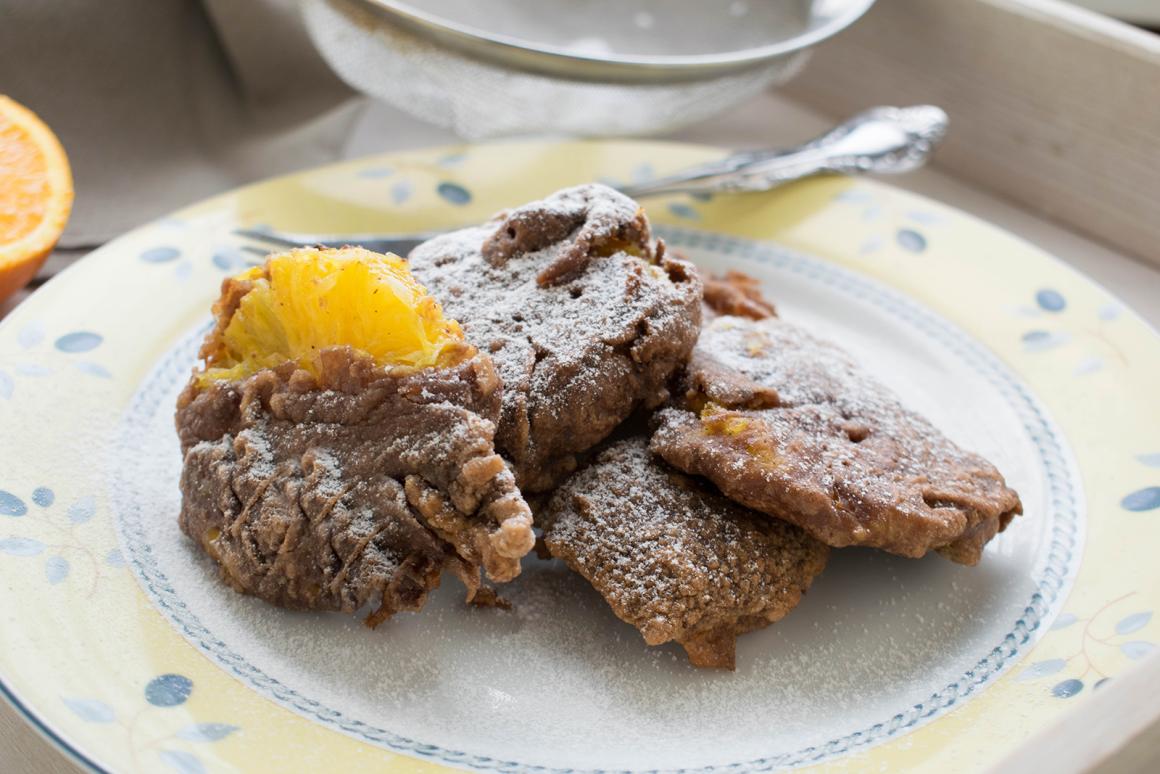 Orangen im knusprigen Schokoladenmantel