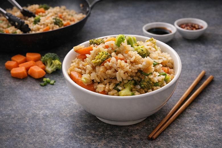 Vegetarisches Wokgericht