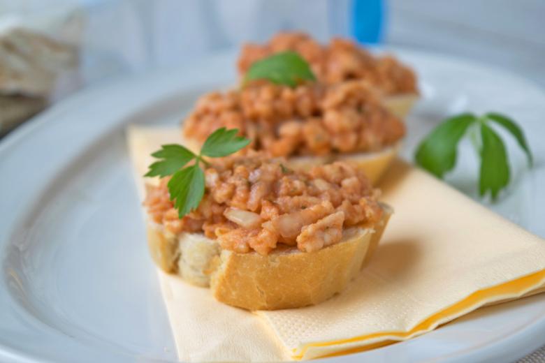 Veganes Reiswaffeln-Mett