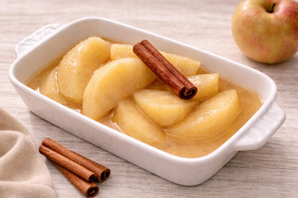 Süsses Apfelkompott