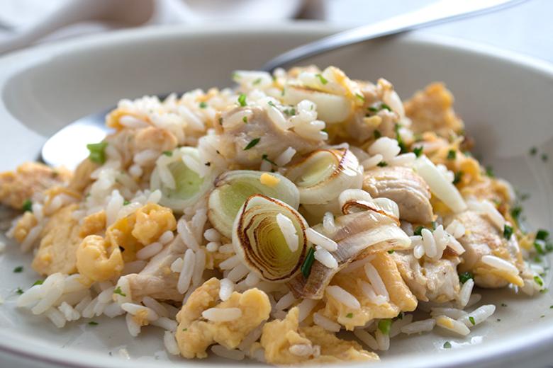 Peruanische Reispfanne