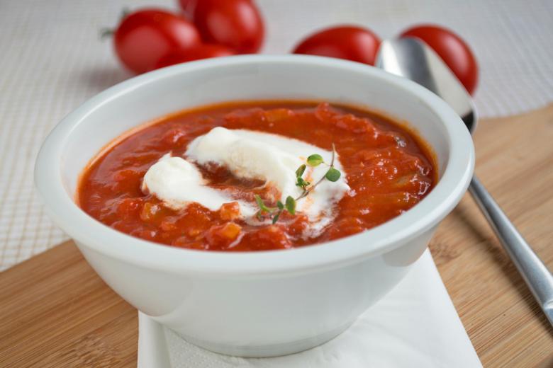 Lowcarb-Tomatencremesuppe
