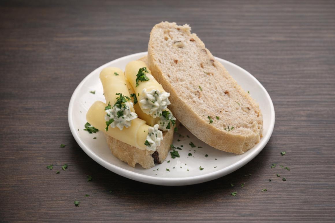 Gefüllte Käseröllchen