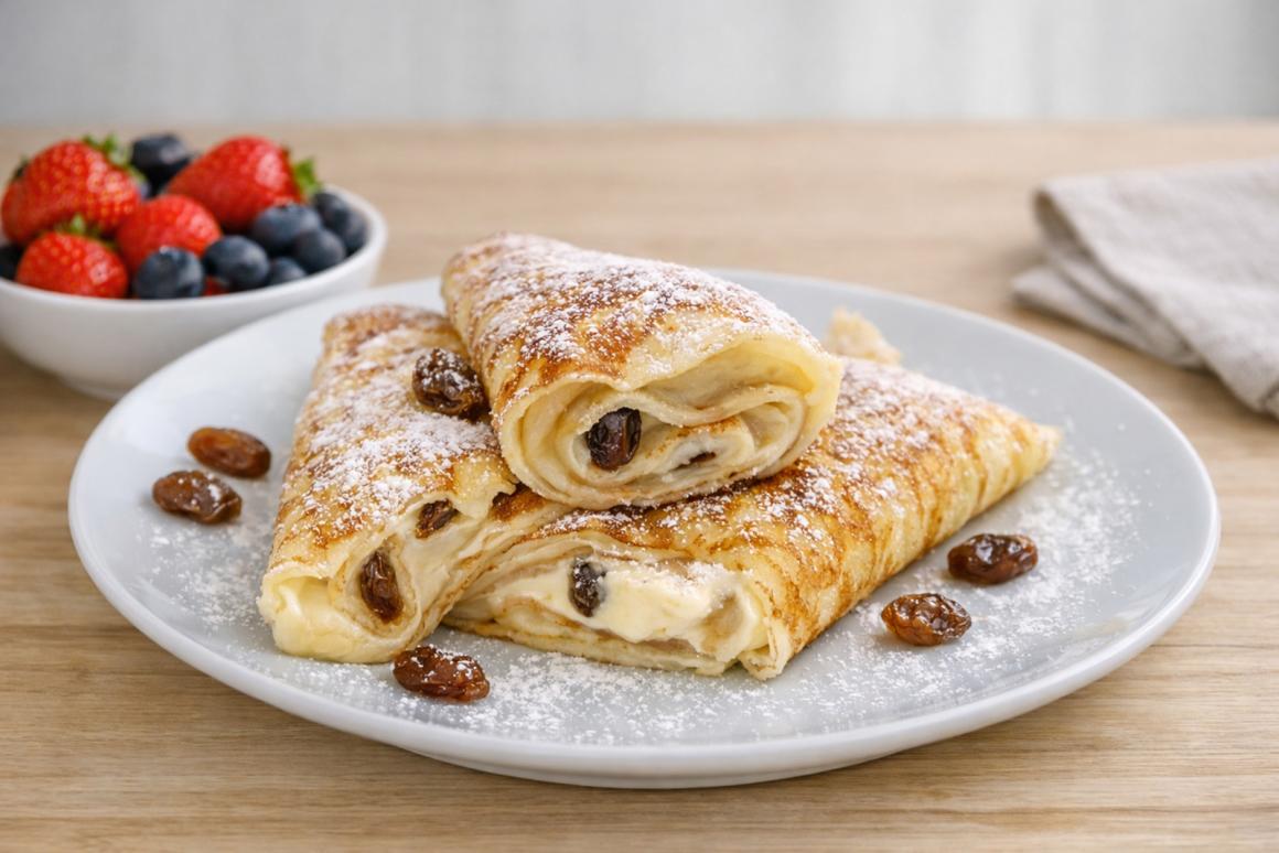 Palatschinken mit Quark