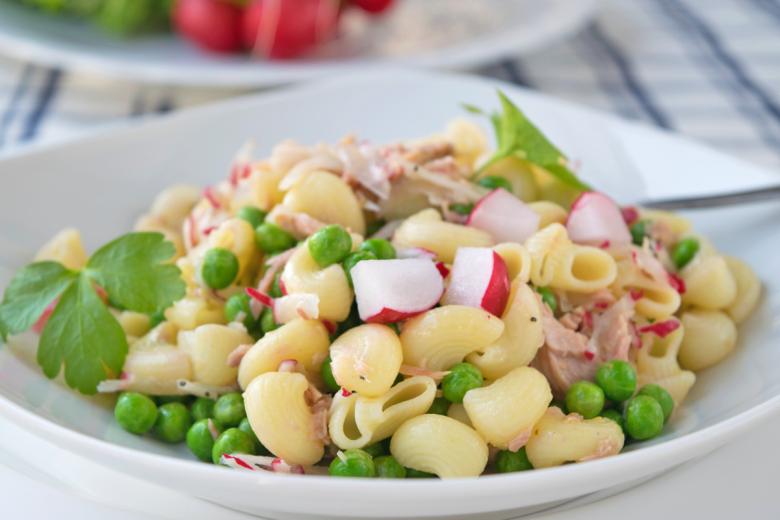 Knoblauch-Thunfisch-Nudeln