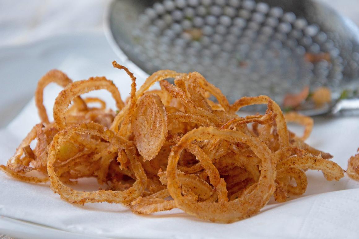 Selbstgemachte Röstzwiebeln