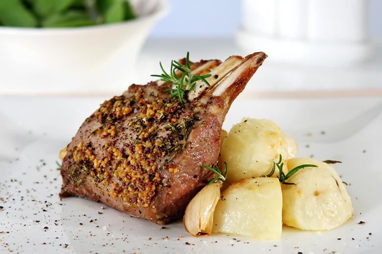 Lammrack in Kräutermarinade