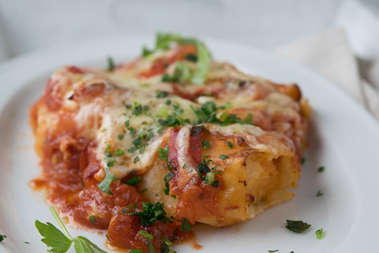 Frischkäse-Cannelloni