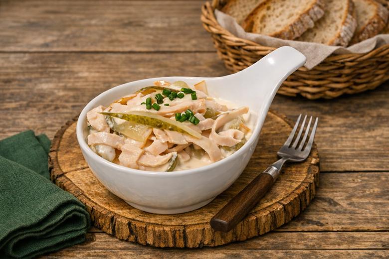 Leichter Schinkensalat