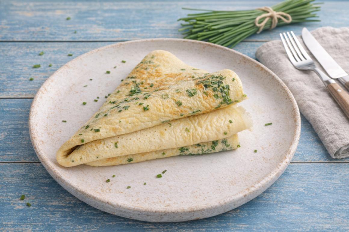Schnittlauch - Omelette