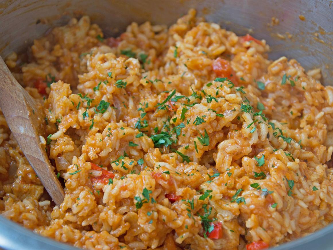 Pikantes Reisfleisch