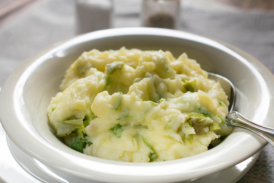 Kartoffel-Stielmus-Püree