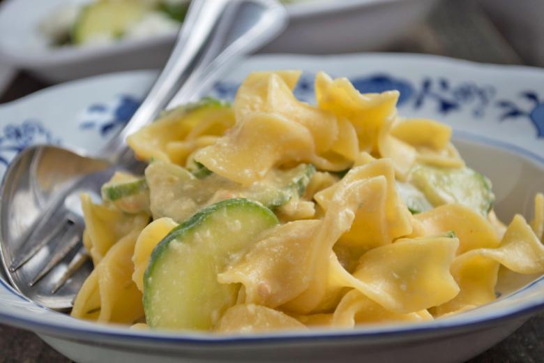 Pasta mit Senfsauce