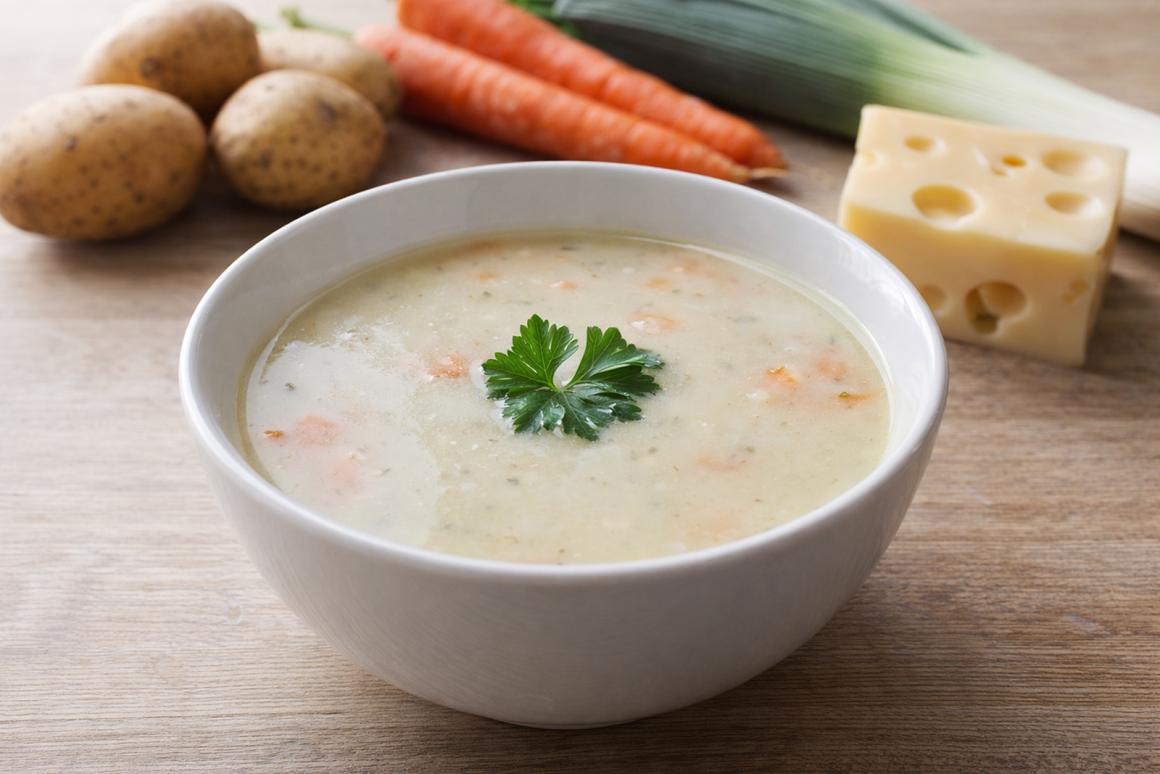 Kartoffelsuppe Emmentaler Art