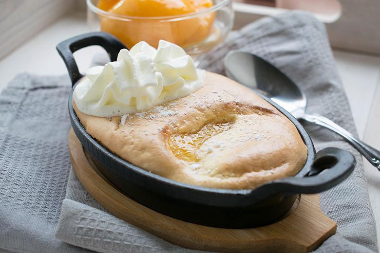 Pfirsich-Gratin