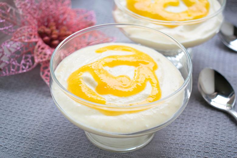 Pfirsich-Mandel-Creme
