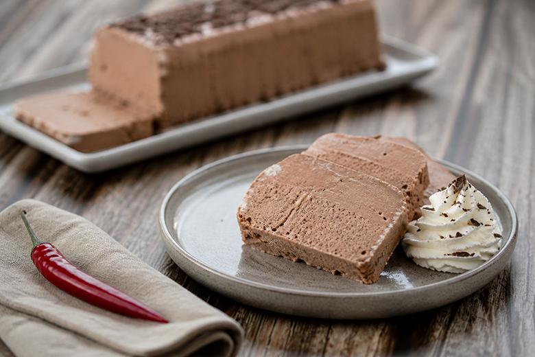 Schokoladen-Chili-Parfait