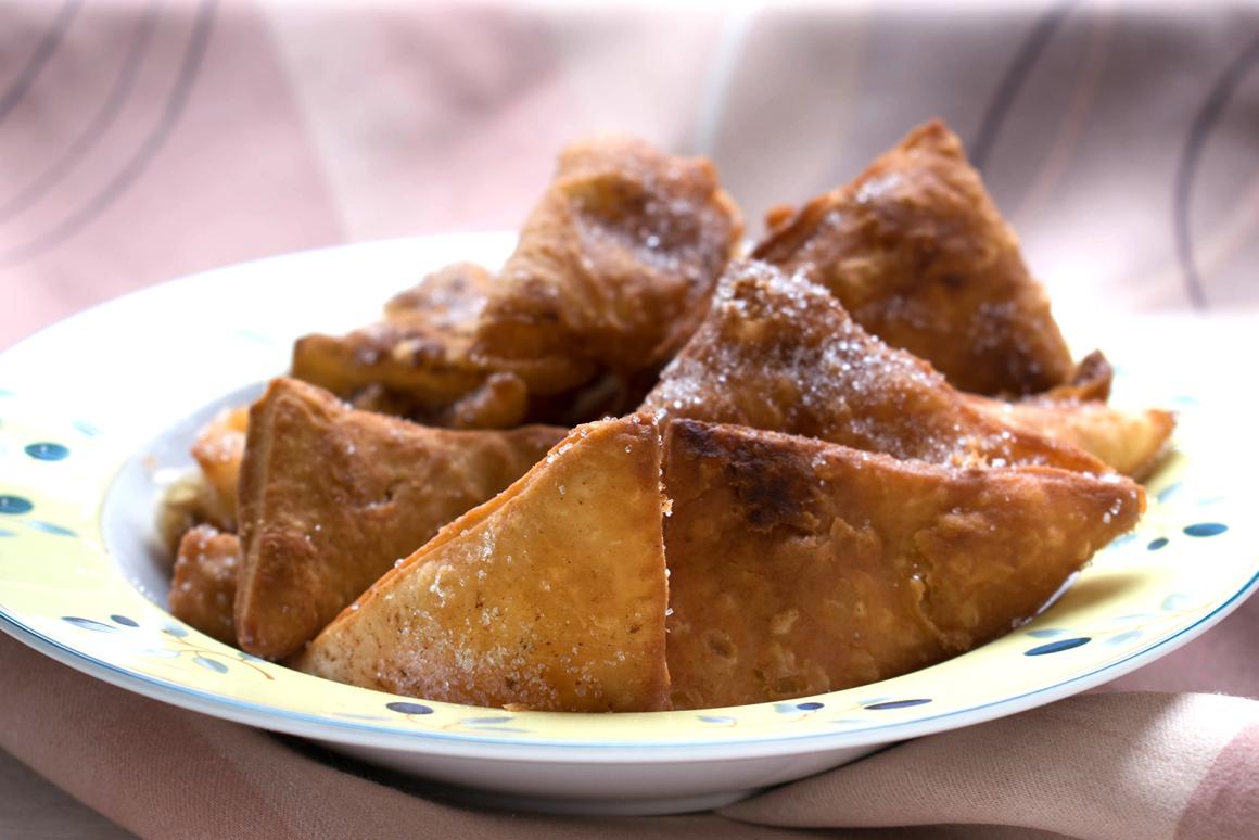 Zigerkrapfen mit Rosinen