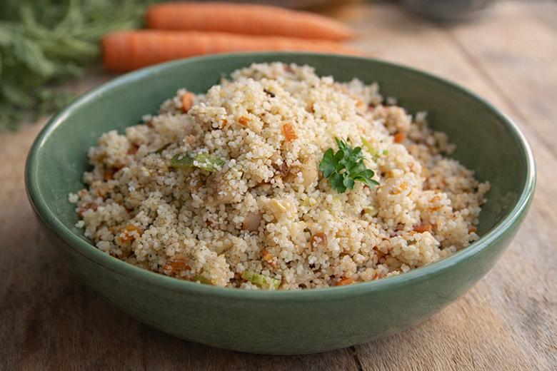 Couscous auf eine herzhafte Art