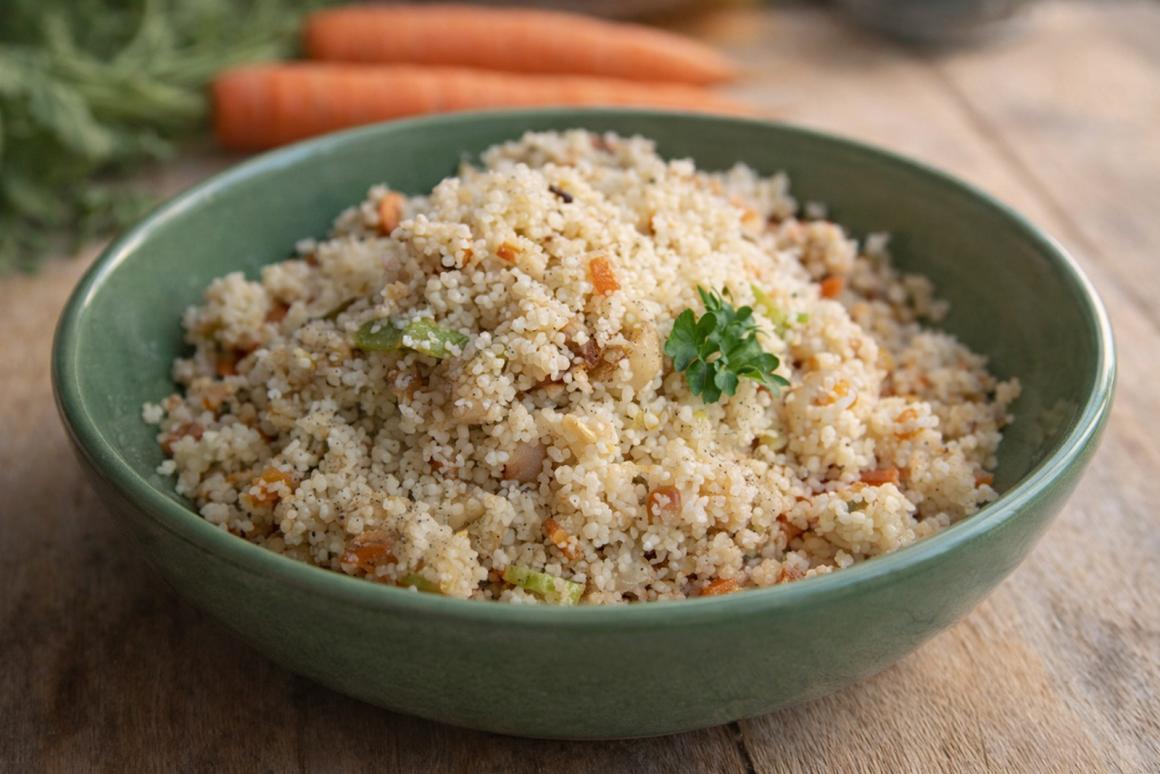 Couscous auf eine herzhafte Art
