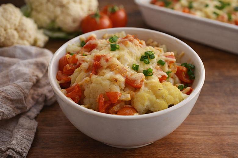 Überbackener Blumenkohl