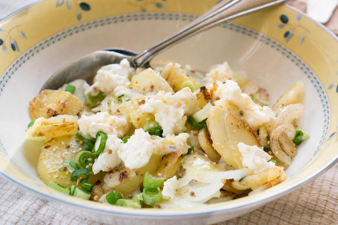 Gebratener Kartoffelsalat