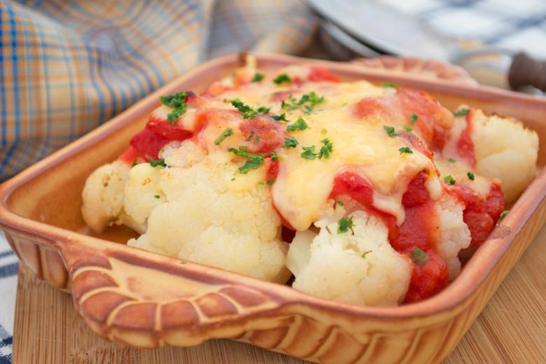 Blumenkohl in Käse