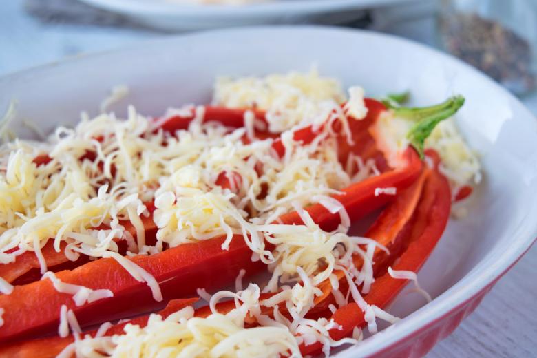 Knusprige Käse-Paprika