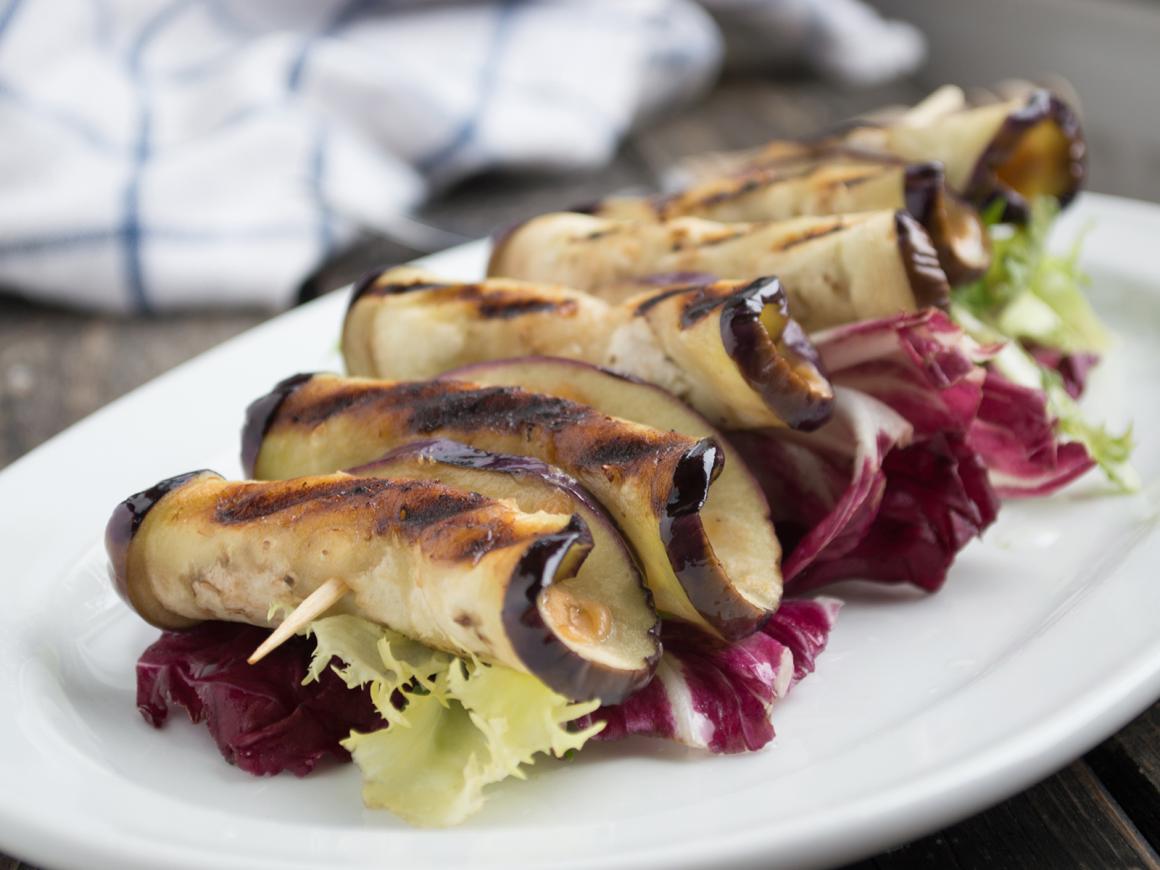Auberginen-Häppli vom Grill