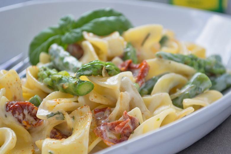 Spargelpasta mit Pfiff
