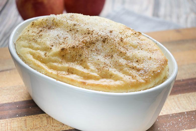 Quarkauflauf mit Äpfeln