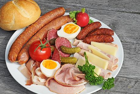 Fleisch-Käse Platte