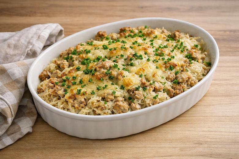 Überbackenes Sauerkraut