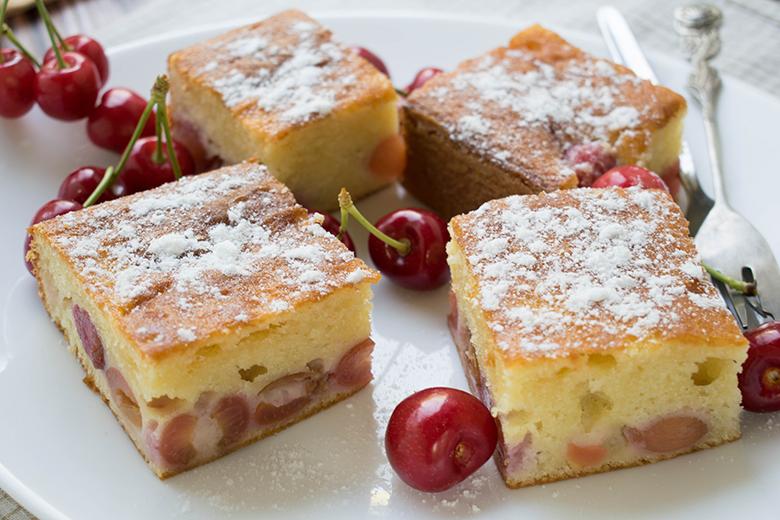 Bananen-Kirsch-Kuchen