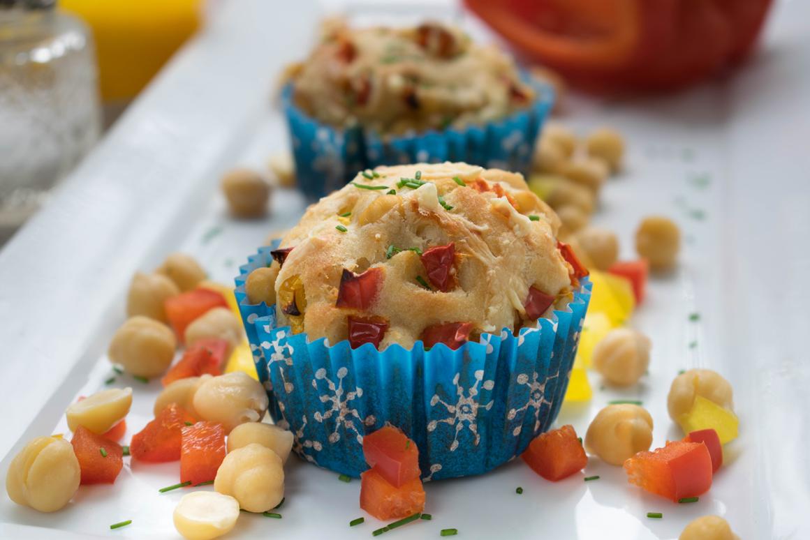 Kichererbsen-Muffins
