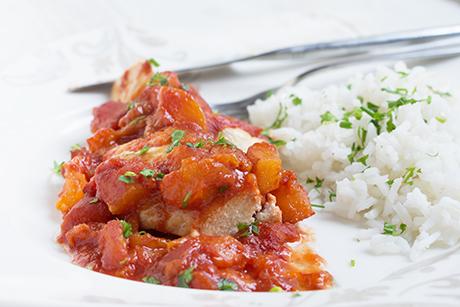 Mango-Tomaten-Poulet
