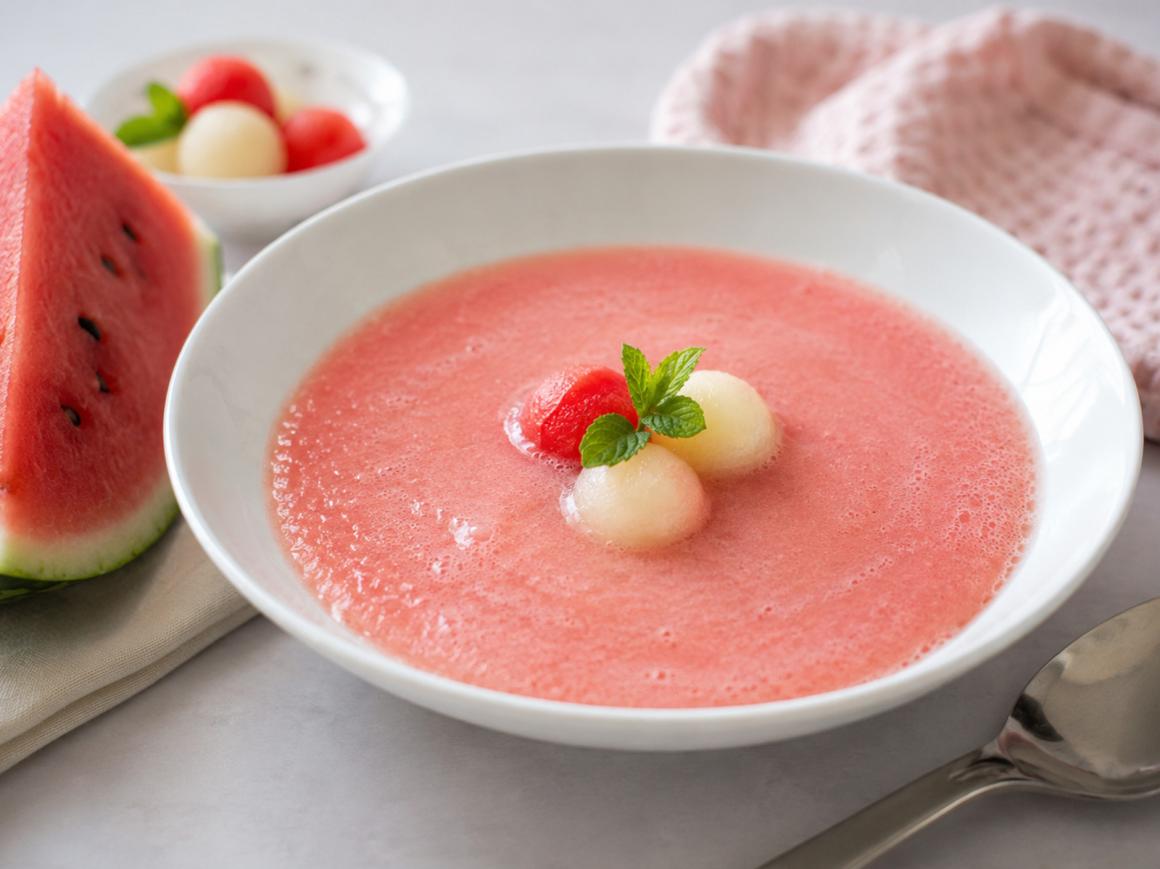Kalte Melonensuppe