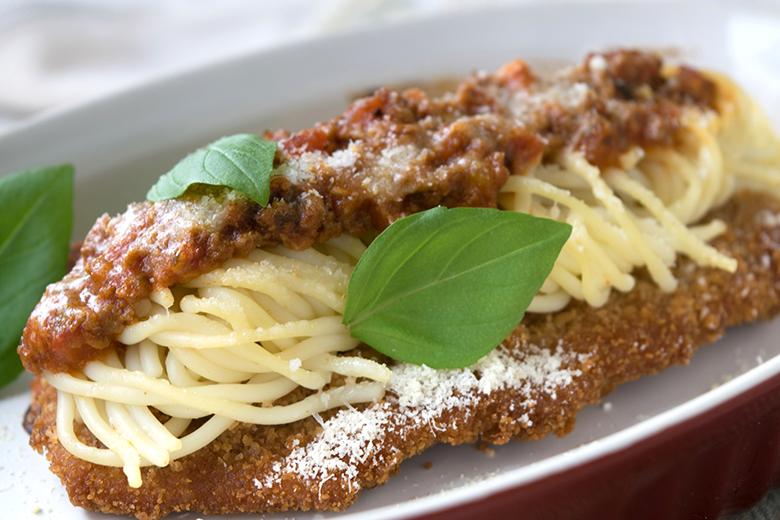 Schnitzel Bolognese