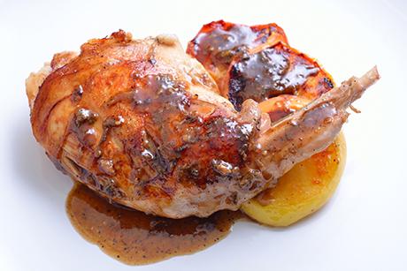 Polenta e coniglio