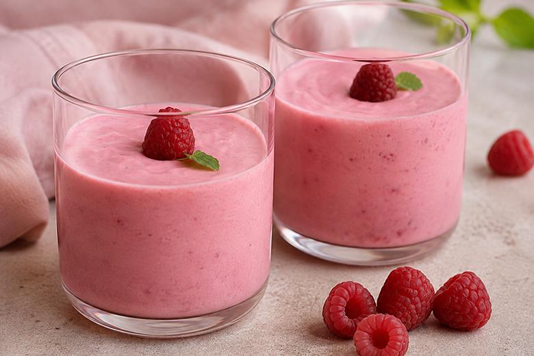 Fruchtige Himbeercreme